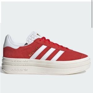 NWT Adidas Gazelle Bold Red size Women’s 6